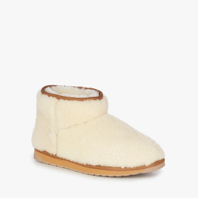 M.m.lafleur The Emu Australia Teddy Bootie In Natural