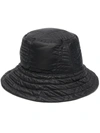 Ambush Black Multi-cord Padded Bucket Hat In Black