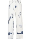 Darkpark John Bleached Denim Jeans In White