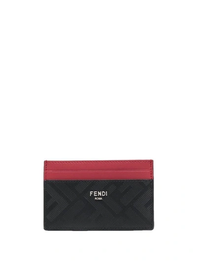 Fendi Card Holder Accessories In Black