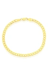 SIMONA 14K GOLD PLATED CUBAN LINK ANKLET