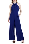 JULIA JORDAN HALTER NECK WIDE LEG JUMPSUIT