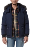 Andrew Marc Gramercy Water Resistant Parka In Ink