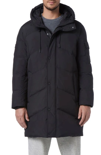 Andrew Marc Sullivan Water Resistant Parka In Black