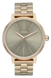 Nixon The Kensington Bracelet Watch, 37mm In Light Gold/vintage White