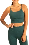 Threads 4 Thought Soraya Sports Bra In Heather Sea Dragon