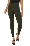 Liverpool Seamed High Waist Leggings In Olive Branch