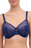 Chantelle Lingerie Revele Moi Perfect Fit Underwire Bra In Blue Danube-50