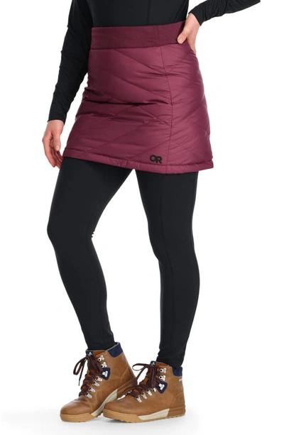 Outdoor Research Coldsnap 700 Fill Power Down Skirt In Kalamata