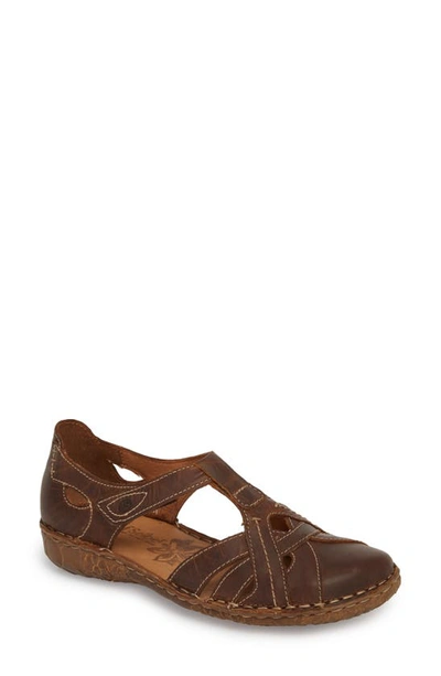 Josef Seibel Rosalie 29 Sandal In Brandy Leather