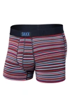 Saxx Vibe Stretch Trunks In Blue Vibrant Stripe