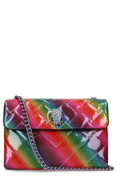 Kurt Geiger Kensington Glitter Crossbody Bag In Multi