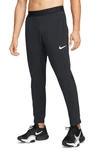 Nike Men's Dri-fit Fleece Training Pants In Black/ Black/ White