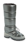 Aquatalia Arlo Metallic Tall Boot In Gunmetal