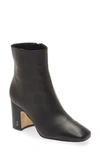 Sam Edelman Fawn Block Heel Bootie In Black Patent
