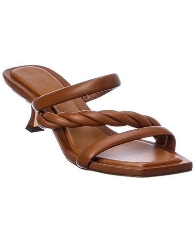 Jimmy Choo Diosa 50 Leather Sandal In Brown