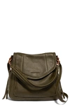 Aimee Kestenberg All For Love Convertible Leather Shoulder Bag In Forest