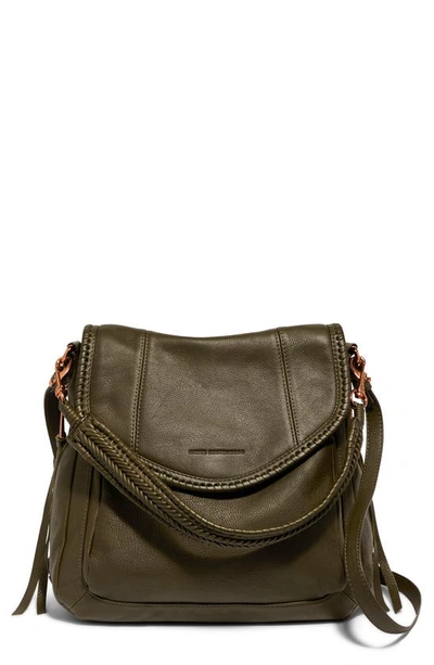 Aimee Kestenberg All For Love Convertible Leather Shoulder Bag In Forest