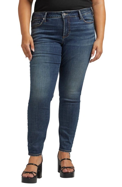Silver Jeans Co. Elyse Skinny Jeans In Indigo