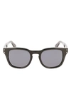 Ferragamo 49mm Small Rectangular Sunglasses In Black