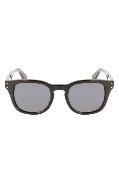 Ferragamo 49mm Small Rectangular Sunglasses In Black