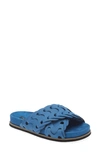 Rag & Bone Bailey Sport Slide Sandal In Frenchblu