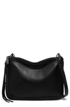 Aimee Kestenberg Famous Double Zip Leather Crossbody Bag In Black