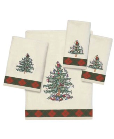 Spode Tartan Towel Collection Bedding In Ivory