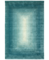 Liora Manne Tivoli Dream Border 3'6" X 5'6" Area Rug In Aqua