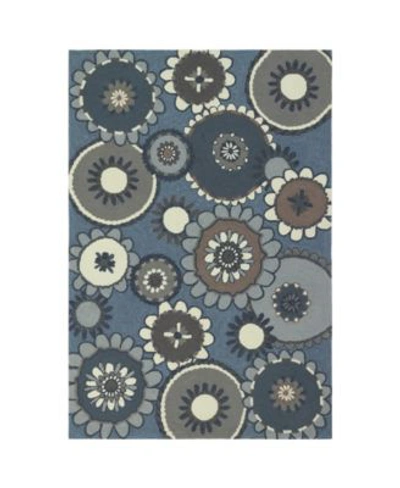 Liora Manne Ravella Florentine Area Rug In Denim