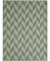 NICOLE MILLER PATIO COUNTRY CALLA AREA RUG