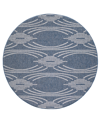 KAS PROVO 5781 7'10" X 7'10" ROUND OUTDOOR AREA RUG