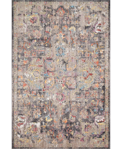 Spring Valley Home Medusa Med-06 3'11" X 5'7" Area Rug In Charcoal