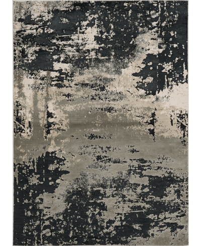 Kas Luna 7121 6'7" X 9'6" Area Rug In Silver Tone