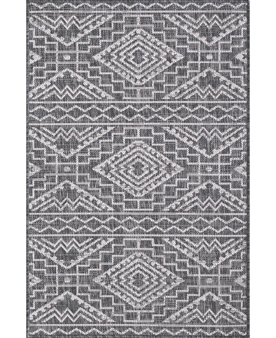 Kas Provo 5780 5'3" X 7'7" Outdoor Area Rug In Black