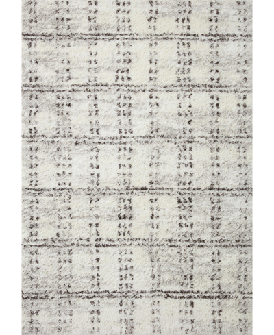 Loloi Ii Bliss Shag Bls-03 3'11" X 6' Area Rug In Cream/gray