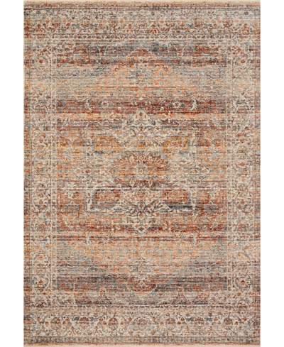Spring Valley Home Lourdes Lou-07 2'3" X 3'10" Area Rug In Tangerine