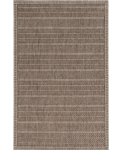 Kas Provo 5762 5'3" X 7'7" Outdoor Area Rug In Mocha