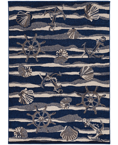 Kas Lucia 2776 3'3" X 4'11" Outdoor Area Rug In Blue