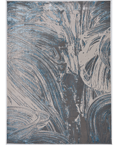 Kas Luna 7130 7'10" X 10'10" Area Rug In Silver Tone