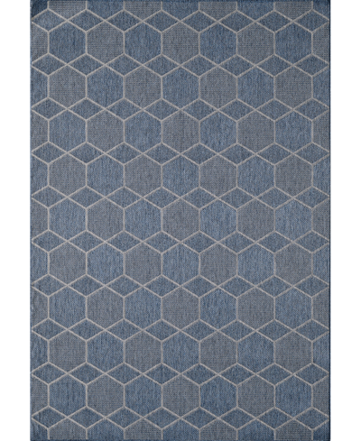 Kas Provo 5789 7'10" X 10'10" Outdoor Area Rug In Blue