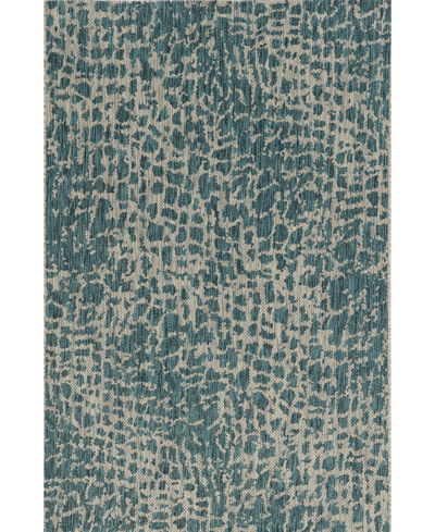 Kas Provo 5750 5'3" X 7'7" Outdoor Area Rug In Teal