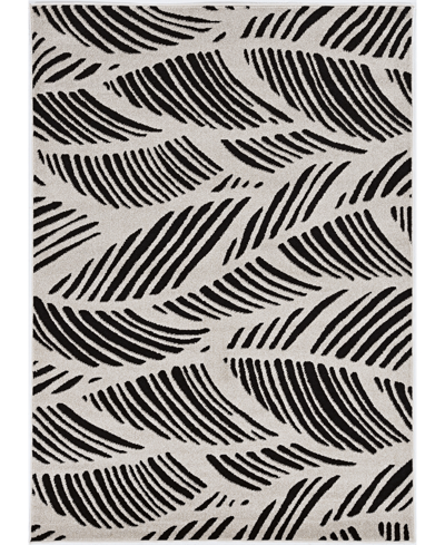 Kas Lucia 2770 6'7" X 9'6" Outdoor Area Rug In Black