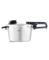 FISSLER VITAVIT PREMIUM STAINLESS STEEL 8.5 QUART PRESSURE COOKER WITH STEAMER INSERT