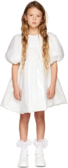 CRLNBSMNS KIDS WHITE TIERED DRESS
