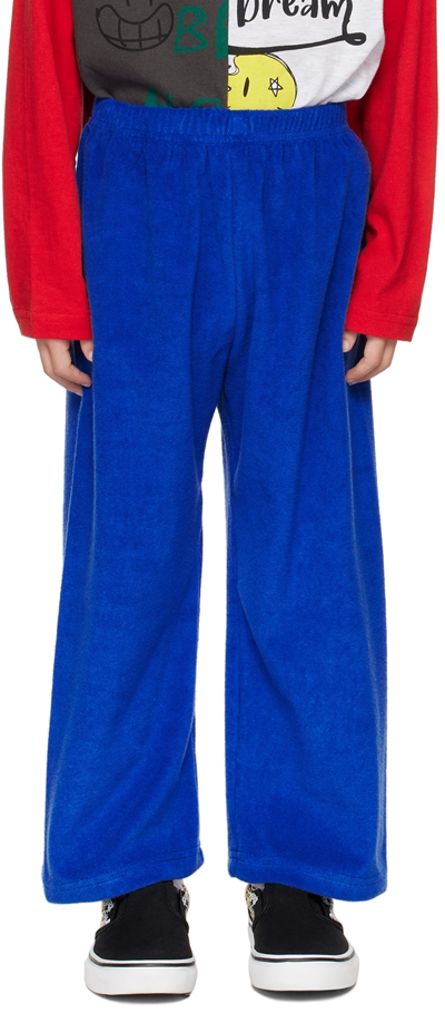 Luckytry Kids Blue Terry Lounge Pants