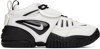 Nike Ambush Adjust Force Sp Rubber-trimmed Leather And Mesh Sneakers In Summit White/black-p