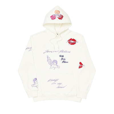 Pre-owned Palace Love Letter Hood 'white'