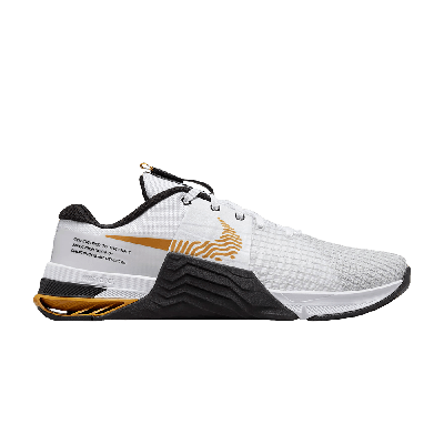 Pre-owned Nike Metcon 8 'white Gold Suede'