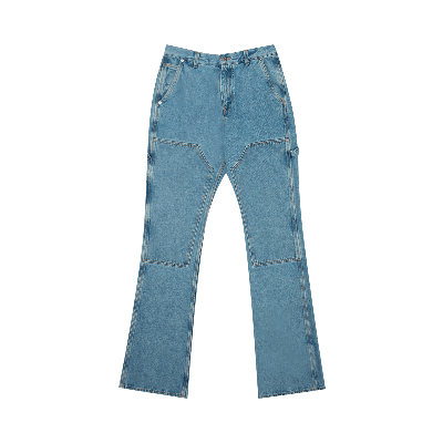 Pre-owned Off-white Flare Carpenter Jeans 'medium Blue'